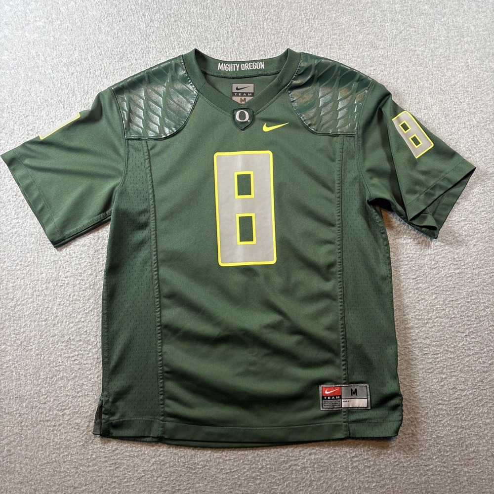 Nike Team MIGHTY OREGON Youth Sz M Medium Football Jersey wings 2014 NCAA